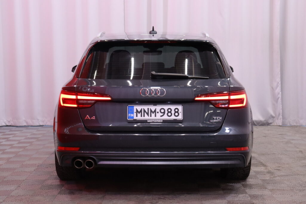 Audi - A4 - Avant Business Sport Comfort S line Edition 2,0 TDI 140 kW quattro S tronic // Suomi-auto / Webasto / Koukku / Sporttipenkit / LED // Audi - A4 - Avant Business Sport Comfort S line Edition 2,0 TDI 140 kW quattro S tronic // Suomi-auto / Webasto / Koukku / Sporttipenkit / LED // - Farmari