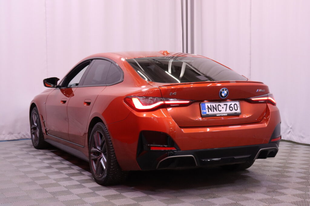 BMW - I4 M50 - Charged Plus // 1-om. Suomi-auto / Laser / M-Istuimet / H&K / ACC / HUD / 360° / BMW - I4 M50 - Charged Plus // 1-om. Suomi-auto / Laser / M-Istuimet / H&K / ACC / HUD / 360° / - Sedan