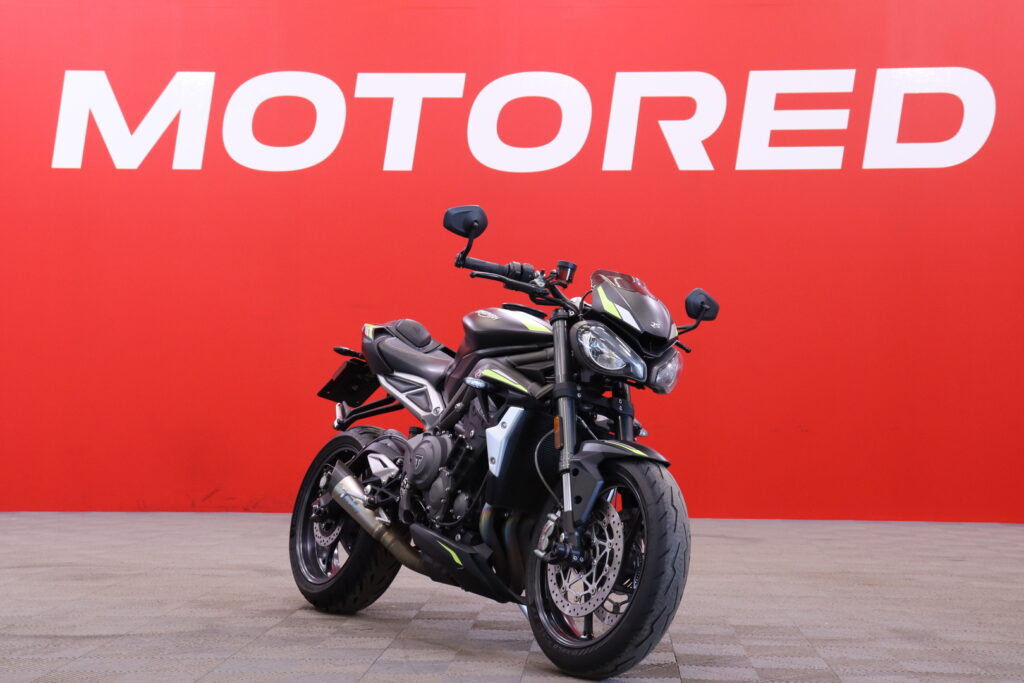Triumph - STREET TRIPLE - 765 RS // SC Project kokoputkisto / Öhlins / Suomi-pyörä / Shifter / Huoltokirja // - Moottoripyörä