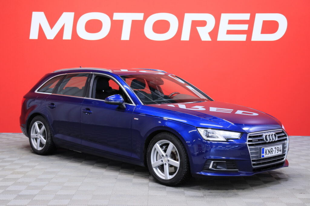 Audi - A4 - Avant S-Line 2.0 TDI 140kW quattro S tronic // / Webasto / ACC / Tutkat / BLIS / MMI Navi / Sporttipenkit / - Farmari