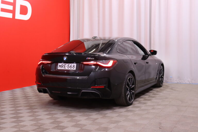 BMW - I4 M50 - M50 xDrive / Facelift 2 / 1-Om. Suomi-auto / ACC / Harman&Kardon / Adapt. M-alusta / Carbon sisälistat / - Sedan