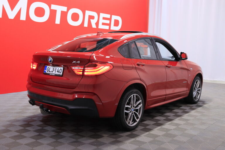 BMW - X4 - F26 xDrive30d TwinPower Turbo A M-Sport //Suomi-auto / Webasto / Kattoluukku / Koukku / Hifi / Prof. Navi / - Maastoauto