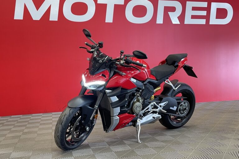 Ducati - STREETFIGHTER - V4 // Täydellinen merkkiliikkeen huoltokirja / Suomi-Pyörä / Wheelie control / Sifter // - Moottoripyörä