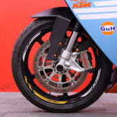 KTM - RC - 8 // Dominator Putkisto / Huoltokirja / Suomi-Pyörä / Säädettävät Kahvat / Ohjausiskari // - Moottoripyörä