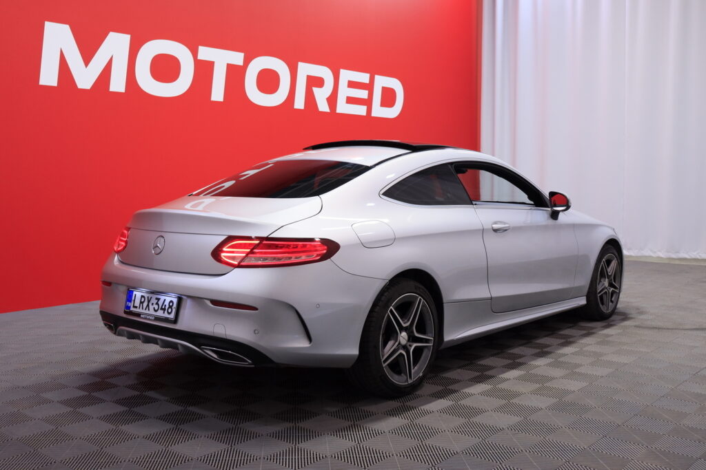 Mercedes-Benz - C - 220 d Coupé 4Matic A Business AMG // Webasto / Distronic+ / Burmester / Panorama / ILS / Blis / Ruskea nahkasisusta / Mercedes-Benz - C - 220 d Coupé 4Matic A Business AMG // Webasto / Distronic+ / Burmester / Panorama / ILS / Blis / Ruskea nahkasisusta / - Coupe