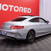 Mercedes-Benz - C - 220 d Coupé 4Matic A Business AMG // Webasto / Distronic+ / Burmester / Panorama / ILS / Blis / Ruskea nahkasisusta / - Coupe
