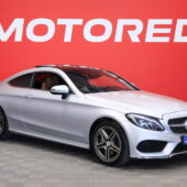 Mercedes-Benz - C - 220 d Coupé 4Matic A Business AMG // Webasto / Distronic+ / Burmester / Panorama / ILS / Blis / Ruskea nahkasisusta / - Coupe