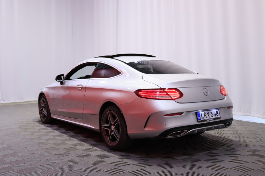 Mercedes-Benz - C - 220 d Coupé 4Matic A Business AMG // Webasto / Distronic+ / Burmester / Panorama / ILS / Blis / Ruskea nahkasisusta / Mercedes-Benz - C - 220 d Coupé 4Matic A Business AMG // Webasto / Distronic+ / Burmester / Panorama / ILS / Blis / Ruskea nahkasisusta / - Coupe