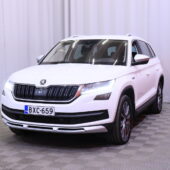 Skoda - Kodiaq - 2,0 TDI 190 4x4 Scout DSG Autom. // Jakopää tehty 11/2025 /  7-P / 1.om. Suomi auto / ACC / Webasto / Canton / Koukku // - Maastoauto