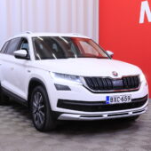 Skoda - Kodiaq - 2,0 TDI 190 4x4 Scout DSG Autom. // Jakopää tehty 11/2025 /  7-P / 1.om. Suomi auto / ACC / Webasto / Canton / Koukku // - Maastoauto