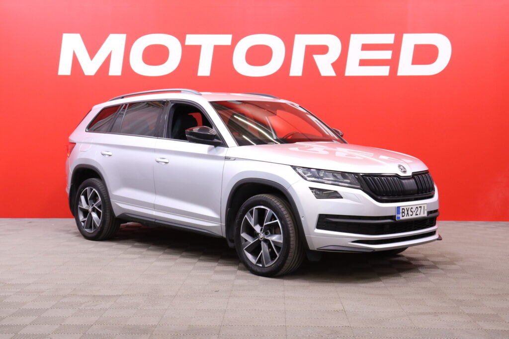 Skoda - Kodiaq - 2,0 TDI 190 4x4 SportLine DSG Autom. // Suomi-auto / ACC / Canton / Webasto / Vetokoukku / SmartLink / Muistipenkki // Skoda - Kodiaq - 2,0 TDI 190 4x4 SportLine DSG Autom. // Suomi-auto / ACC / Canton / Webasto / Vetokoukku / SmartLink / Muistipenkki // - Maastoauto
