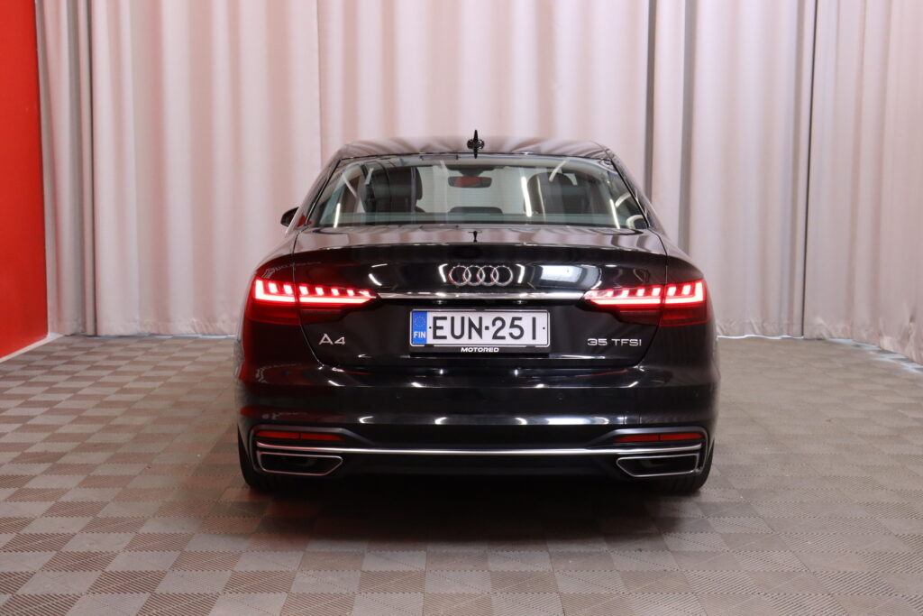 Audi - A4 - Sedan Progress Plus 35 TFSI 110 kW MHEV S tronic // Suomi-auto / Webasto / Matrix / Koukku / Kamera / Vakkari // Audi - A4 - Sedan Progress Plus 35 TFSI 110 kW MHEV S tronic // Suomi-auto / Webasto / Matrix / Koukku / Kamera / Vakkari // - Sedan