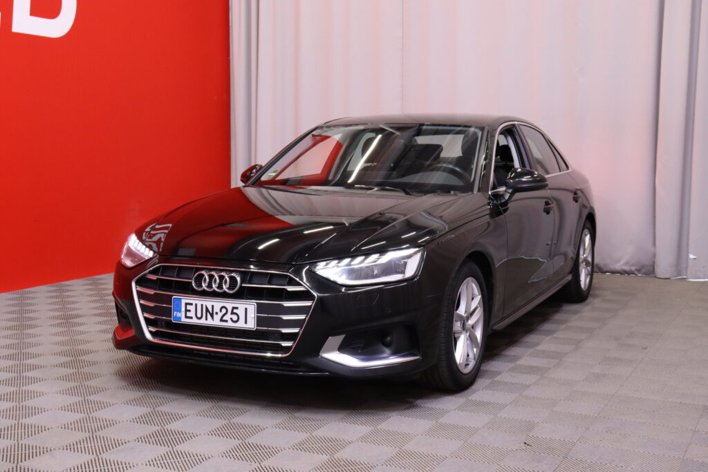 Audi - A4 - Sedan Progress Plus 35 TFSI 110 kW MHEV S tronic // Suomi-auto / Webasto / Matrix / Koukku / Kamera / Vakkari // Audi - A4 - Sedan Progress Plus 35 TFSI 110 kW MHEV S tronic // Suomi-auto / Webasto / Matrix / Koukku / Kamera / Vakkari // - Sedan