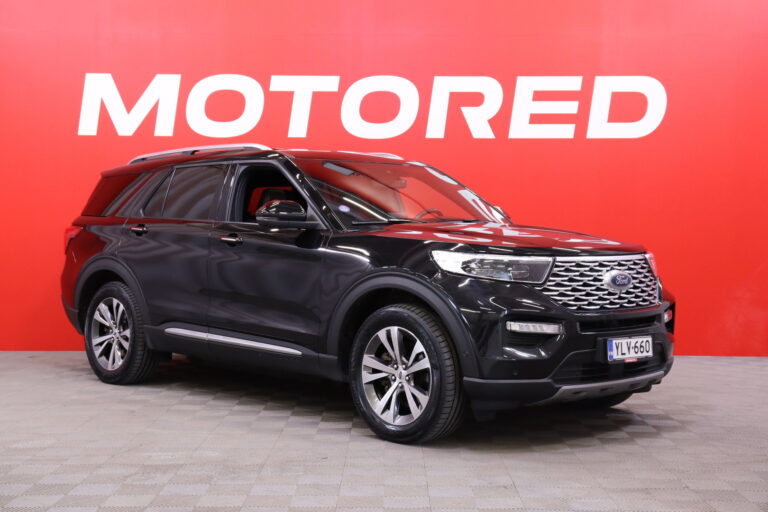 Ford - Explorer - 3,0 V6 Ecoboost 457hv PHEV A10 AWD Platinum 5-ovinen // 7p / ACC / B&O / Apple CarPlay / 360° / Panoraamakatto // - Maastoauto
