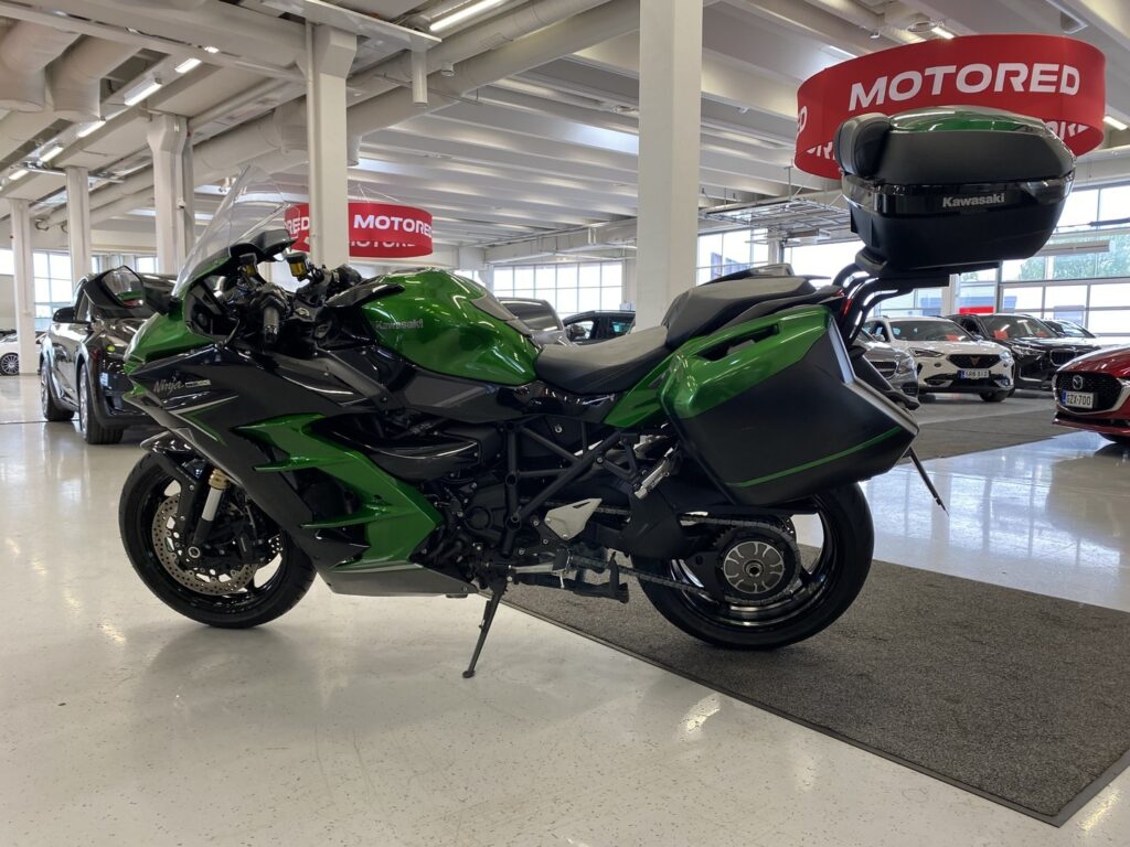 Kawasaki - H2 - SX // Juuri saapunut! / Adapt Vakkari / 3x laukut / BLIS / Akrapovic // Kawasaki - H2 - SX // Juuri saapunut! / Adapt Vakkari / 3x laukut / BLIS / Akrapovic // - Moottoripyörä