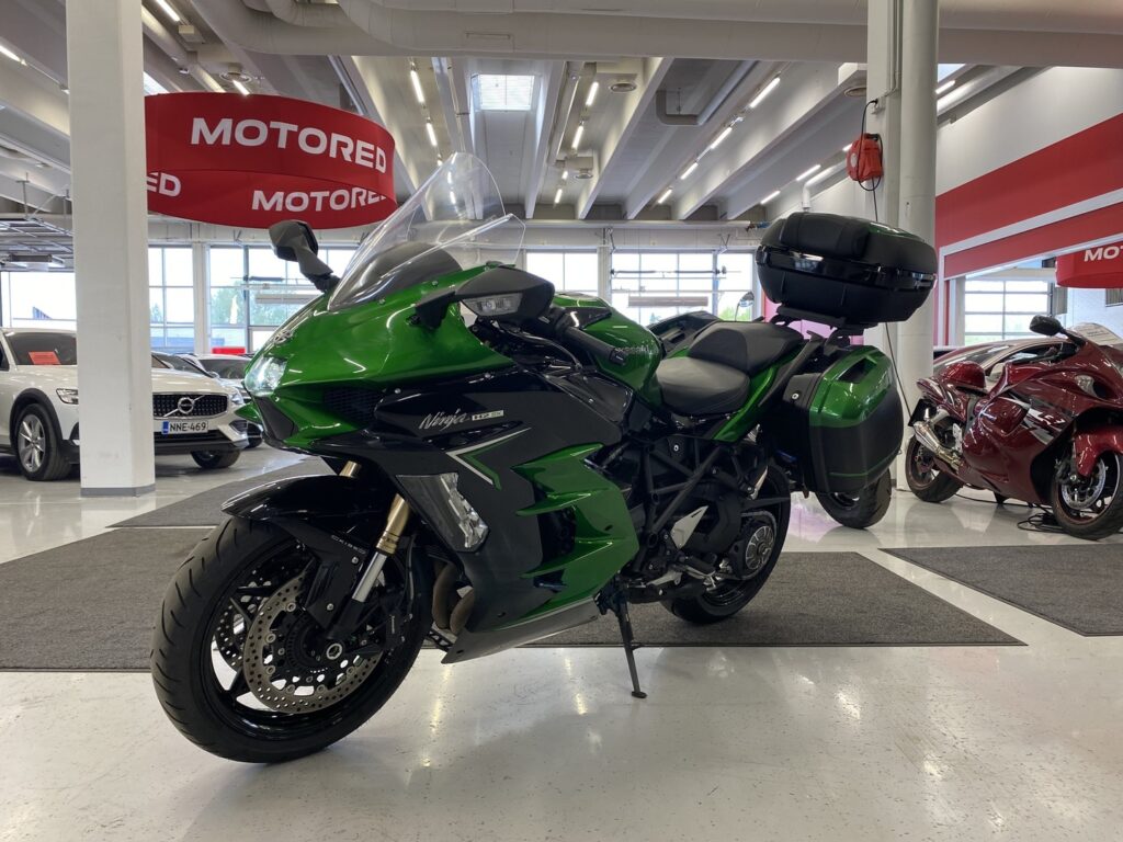 Kawasaki - H2 - SX // Juuri saapunut! / Adapt Vakkari / 3x laukut / BLIS / Akrapovic // Kawasaki - H2 - SX // Juuri saapunut! / Adapt Vakkari / 3x laukut / BLIS / Akrapovic // - Moottoripyörä