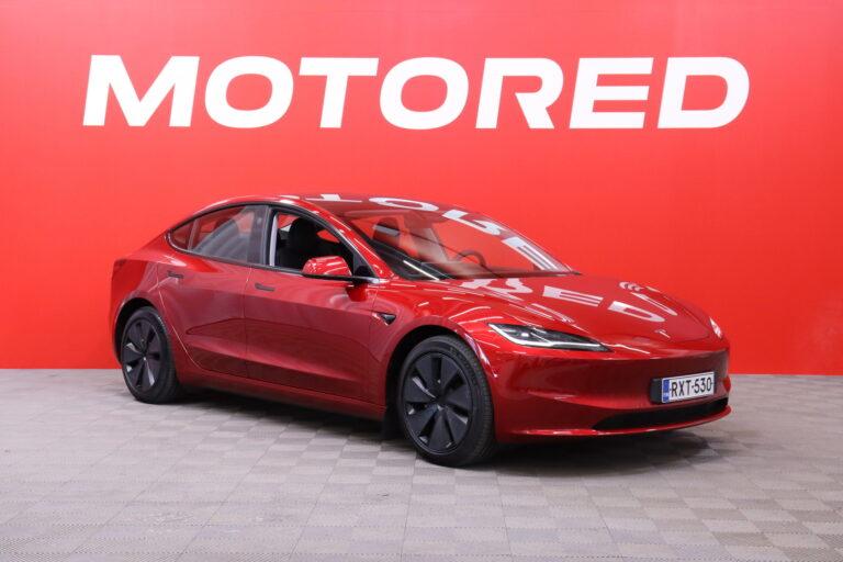 Tesla - Model 3 - Long Range AWD Highland // Autopilot / Ultra RED / Premium Audio / Tunnelmavalaistus / Muistipenkki / ILP / Lämpöpumppu // - Sedan