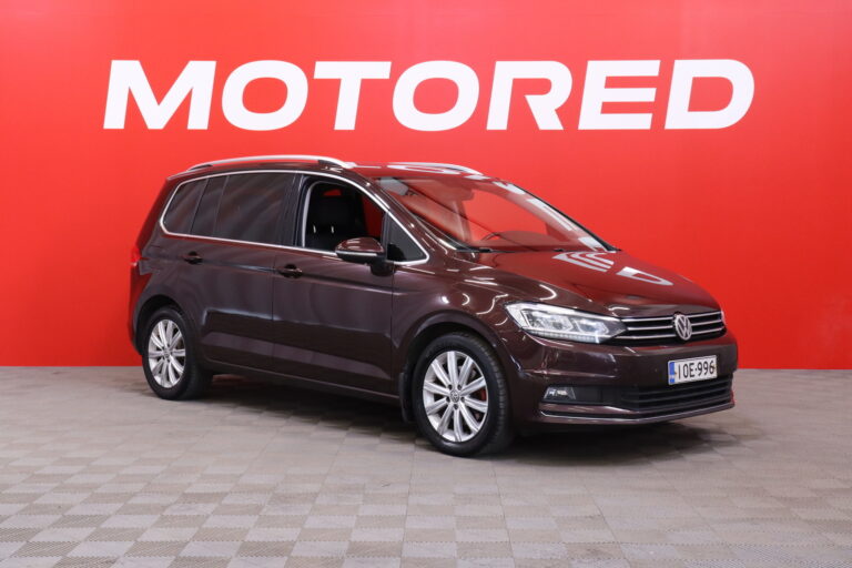 Volkswagen - Touran - Highline 1,6 TDI 85 kW (115 hv) DSG-automaatti // 7-paikkanen / ACC / LED ajovalot / Hieronta / Mirrorlink / LED // - Tila-auto