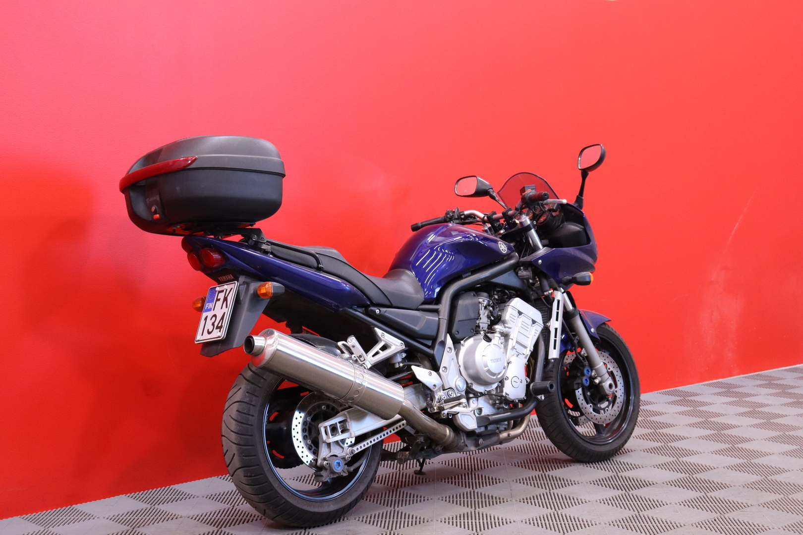 Yamaha - FZS - 1000 // 3-Om. Suomi-pyörä / Takalaukku / Kaatumatapit // - Moottoripyörä