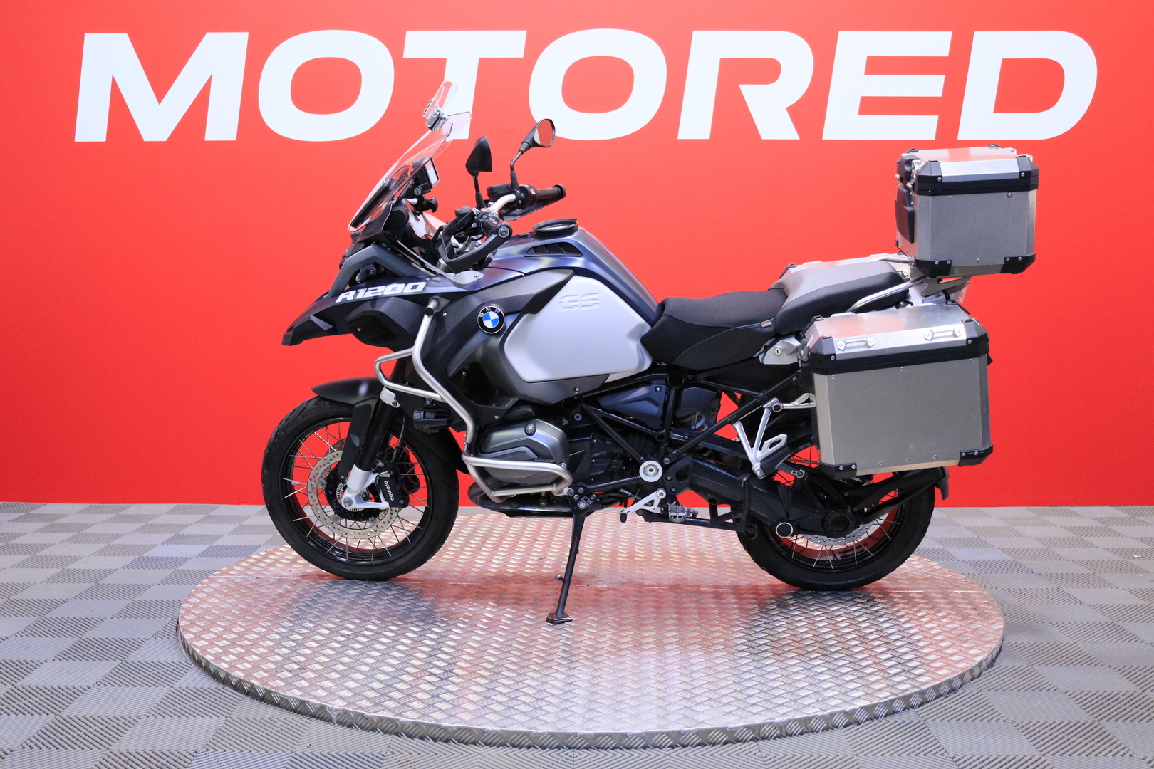 BMW - R - 1200GS Adventure // Dynamic ESA / Huoltokirja / 3x laukut / Navi / Keyless // - Moottoripyörä