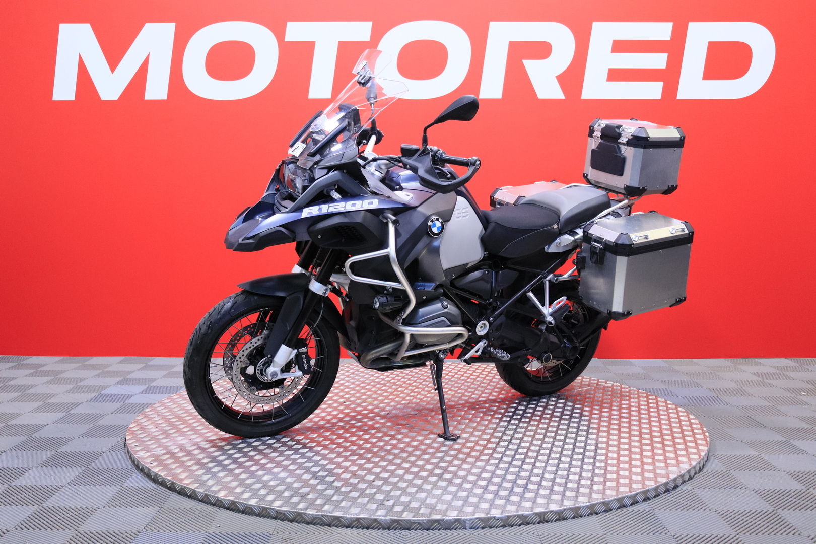 BMW - R - 1200GS Adventure // Dynamic ESA / Huoltokirja / 3x laukut / Navi / Keyless // - Moottoripyörä