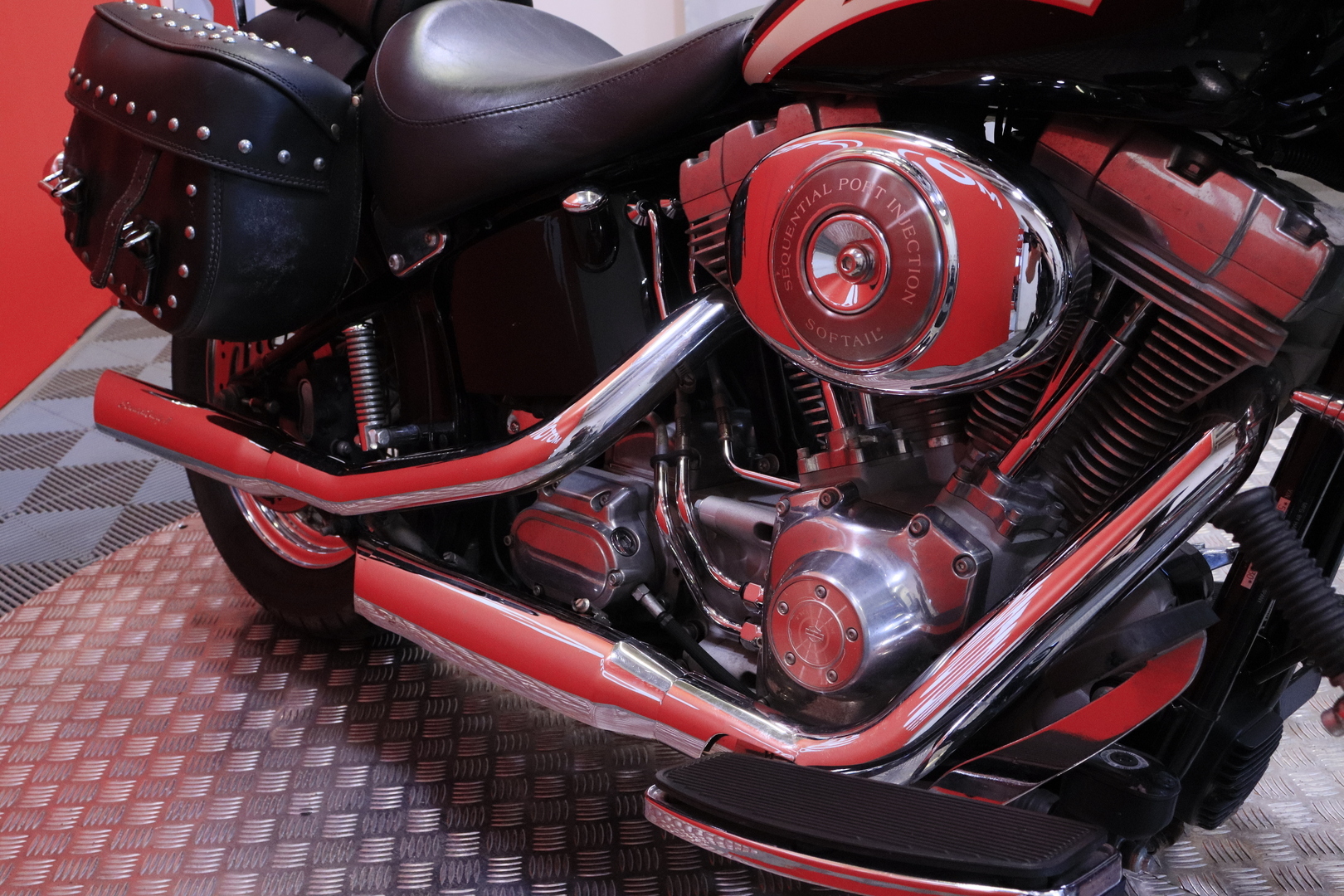Harley-Davidson - SOFTAIL - FLSTI Heritage Softail // Suomi-pyörä / Screaming Eagle / Laukut // - Moottoripyörä