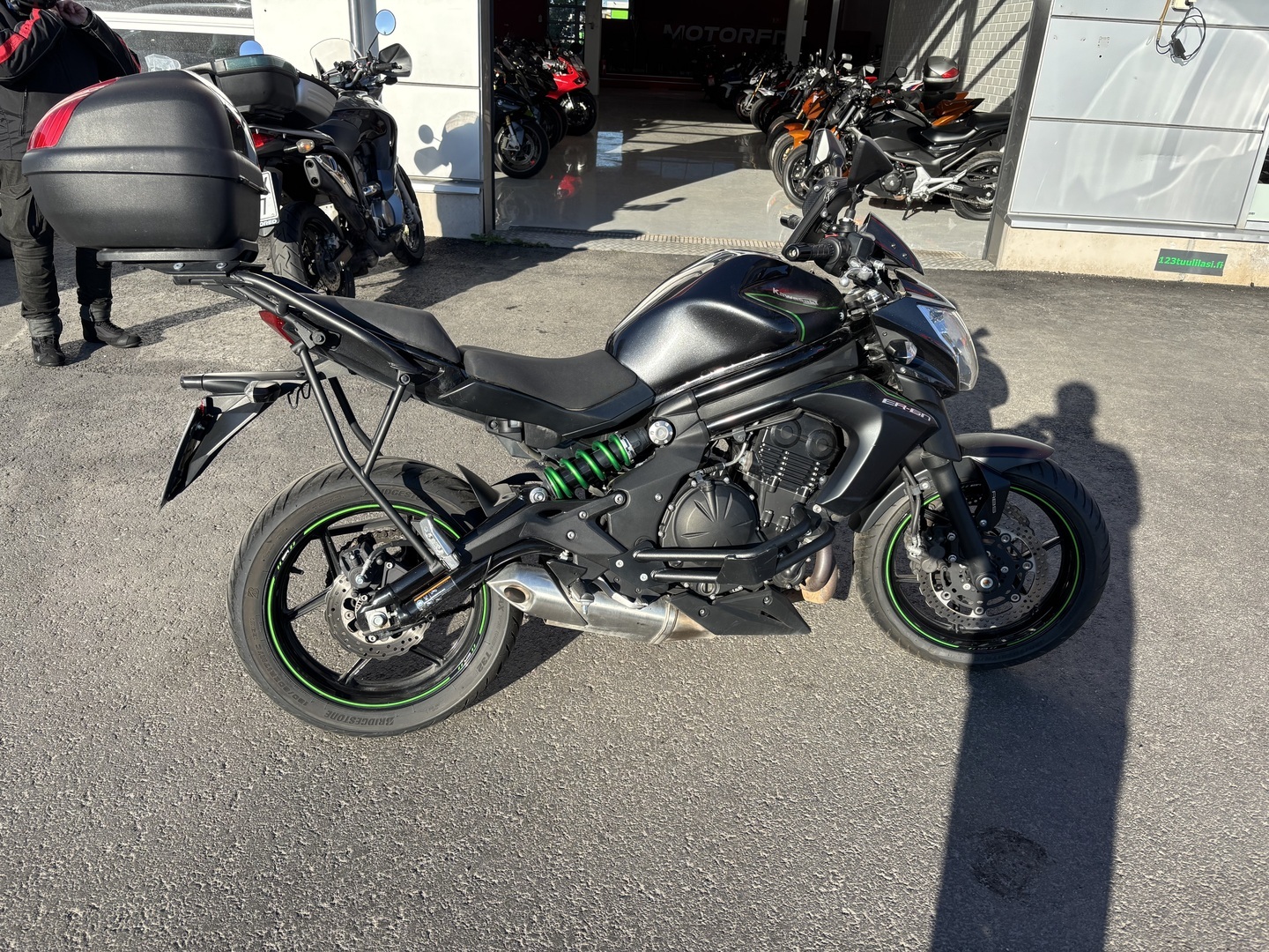 Kawasaki - ER-6N - // Juuri saapunut / ABS / Suomi-pyörä / Takalaukku // - Moottoripyörä