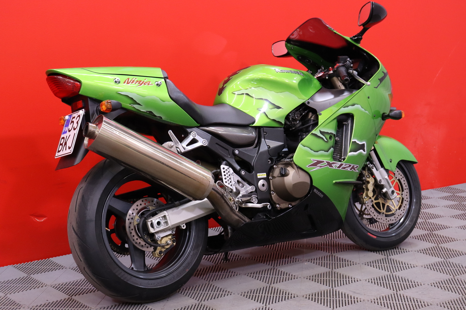 Kawasaki - ZX-12R - // Hienossa kunnossa! / Corsa- Renkaat / Huoltokirja // - Moottoripyörä