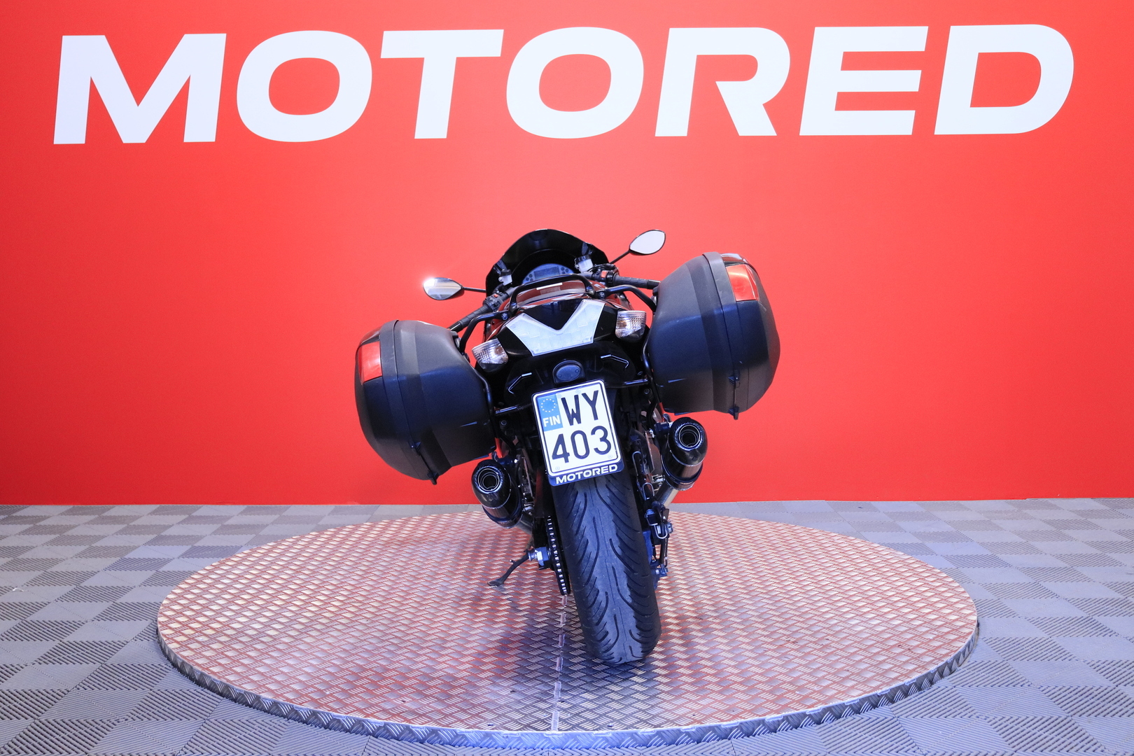 Kawasaki - ZZR - 1400 // Sivulaukut / ABS / Black Widow / Huoltokirja // - Moottoripyörä