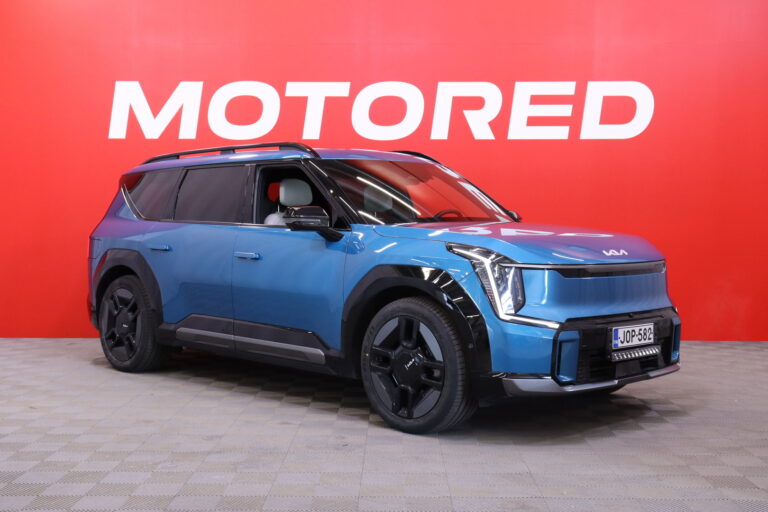 Kia - EV9 - GT-Line AWD 99,8kWh 384hv 7P 1st Edition // 360° / HUD / Panorama / Ilmastoidut penkit / LED / Meridian / Nahkapenkit // - Maastoauto