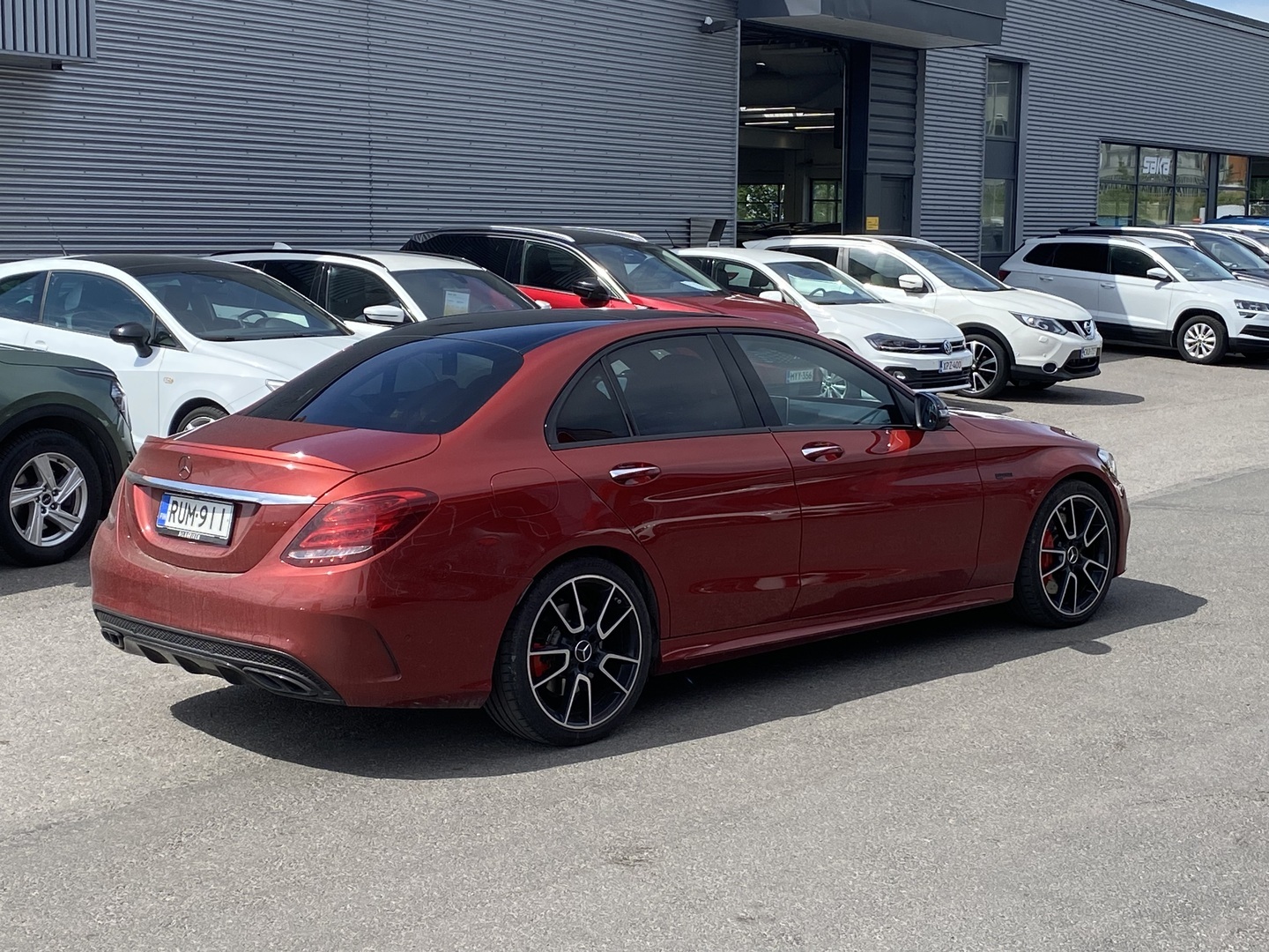 Mercedes-Benz - C 43 AMG - 4Matic A 9G // Burmester / HUD / Distornic+ / Panorama / Muistipaketti / Kamera / ILS LED // - Sedan