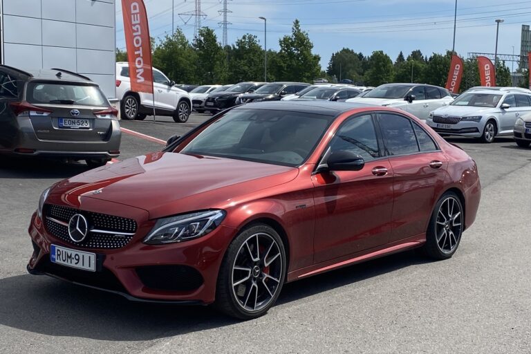 Mercedes-Benz - C 43 AMG - 4Matic A 9G // Burmester / HUD / Distornic+ / Panorama / Muistipaketti / Kamera / ILS LED // - Sedan