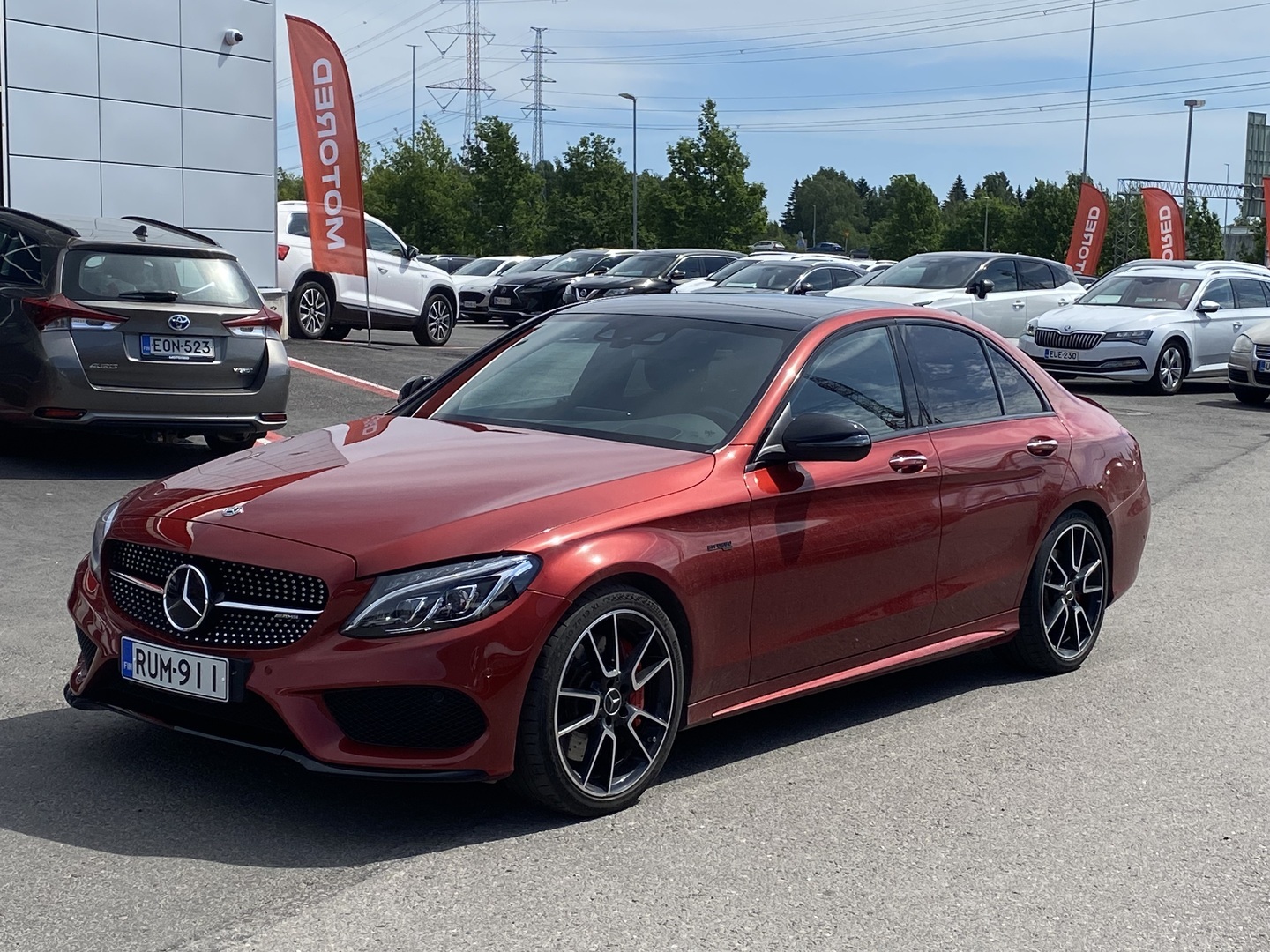 Mercedes-Benz - C 43 AMG - 4Matic A 9G // Burmester / HUD / Distornic+ / Panorama / Muistipaketti / Kamera / ILS LED // - Sedan