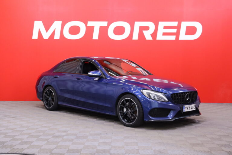 Mercedes-Benz - C - 220 d A Business AMG // Lohko / Navi / Brilliant Blue / Nahat / LED High-Performance / Vakkari // - Sedan
