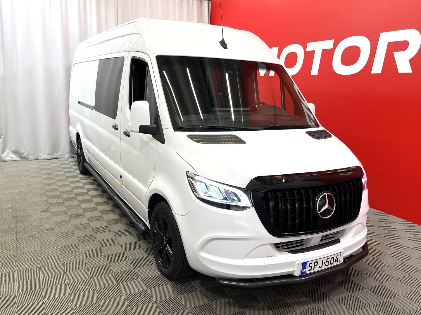 Mercedes-Benz - Sprinter - 319CDI RWD-3,5/43 KB pitkä A3 Jatko-ohjaamo // sis. ALV / LED-ajovalot / V6 / Ilmawebasto / P-Kamera / - Pakettiauto