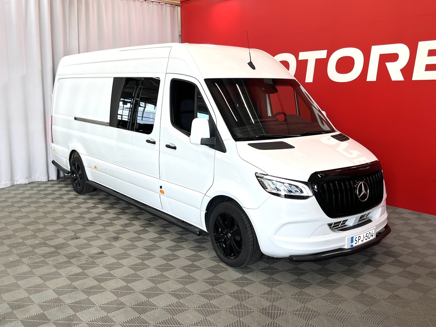 Mercedes-Benz - Sprinter - 319CDI RWD-3,5/43 KB pitkä A3 Jatko-ohjaamo // sis. ALV / LED-ajovalot / V6 / Ilmawebasto / P-Kamera / - Pakettiauto