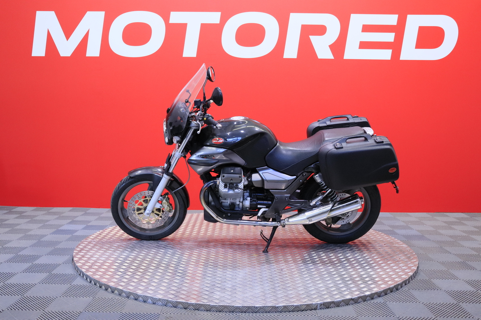 Moto Guzzi - Breva - 750 // Myydään Huutokaupat.com / 2x laukut / Hyvät renkaat // - Moottoripyörä