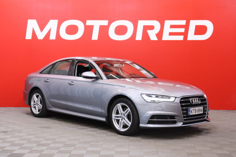 Audi - A6 - Sedan S line Business Sport 2,0 TDI 110 kW ultra S tronic / Suomi-auto / Webasto / Vetokoukku / Kamera / Sporttipenkit / - Sedan