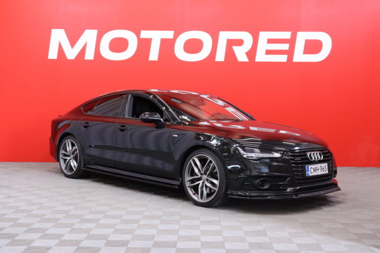Audi - A7 - V6 BiTurbo 235kW S-line // Loistavat huollot! / Maxton design / Ilma-alusta / MMI Plus / Adapt. vakkari / Matrix LED // - Viistoperä