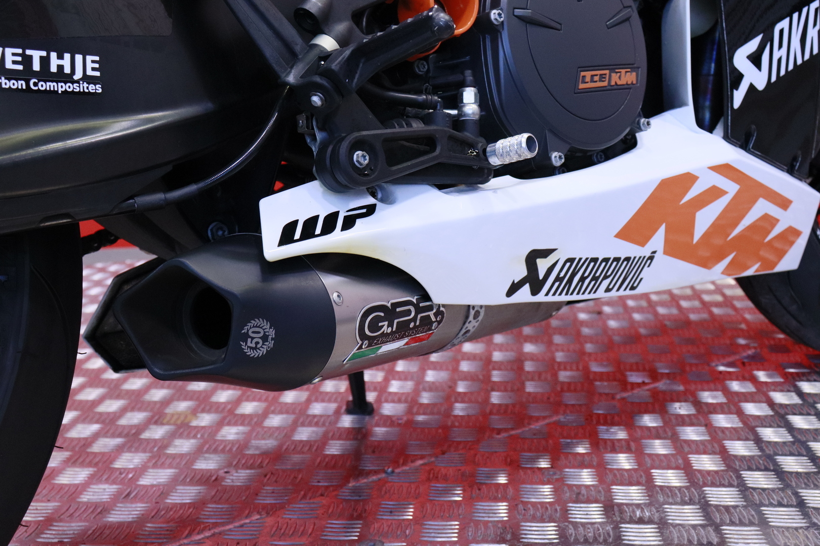 KTM - RC - 8R // GPR-Putkisto / Siisti! // - Moottoripyörä