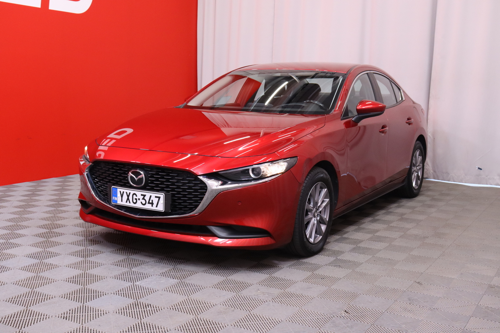 Mazda - Mazda3 - Sedan 2,0 (150hv) M Hybrid e-Skyactiv-G Vision Plus Business AT // 1.Om. Suomiauto / ACC / Kamera / HUD / Navi // - Sedan
