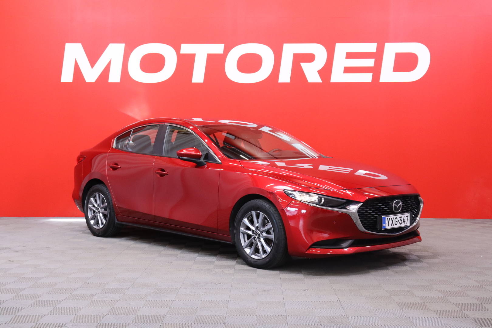 Mazda - Mazda3 - Sedan 2,0 (150hv) M Hybrid e-Skyactiv-G Vision Plus Business AT // 1.Om. Suomiauto / ACC / Kamera / HUD / Navi // - Sedan