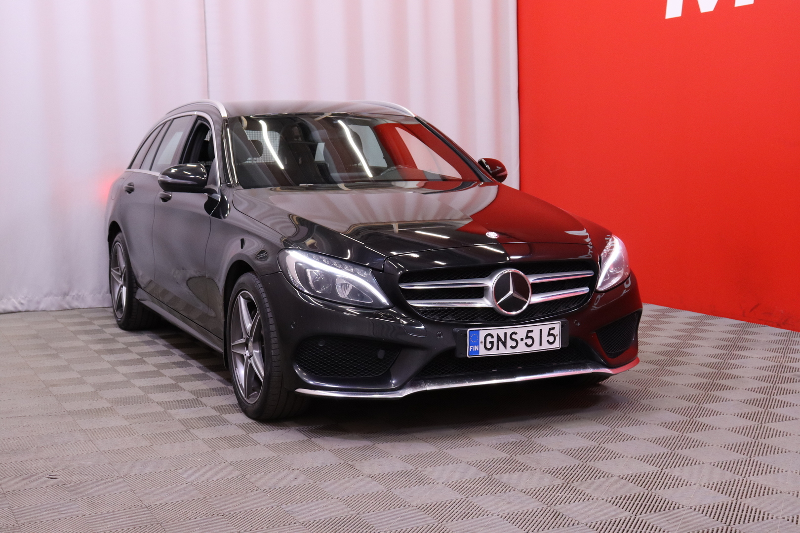 Mercedes-Benz - C - 200 d T A AMG Premium Edition // Burmester / Distronic Pro / Nahkapenkit / Bluetooth / Navi / LED // - Farmari