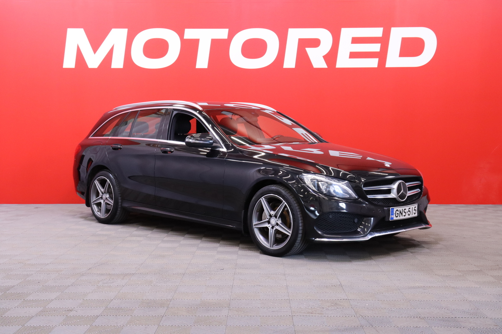 Mercedes-Benz - C - 200 d T A AMG Premium Edition // Burmester / Distronic Pro / Nahkapenkit / Bluetooth / Navi / LED // - Farmari