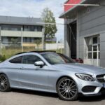 Mercedes-Benz - C - 180 Coupé A Business AMG // Burmester / Navi / Muistipenkit / P.Kamera / ILS LED / Ambient Light / BT / Kattoluukku - Coupe