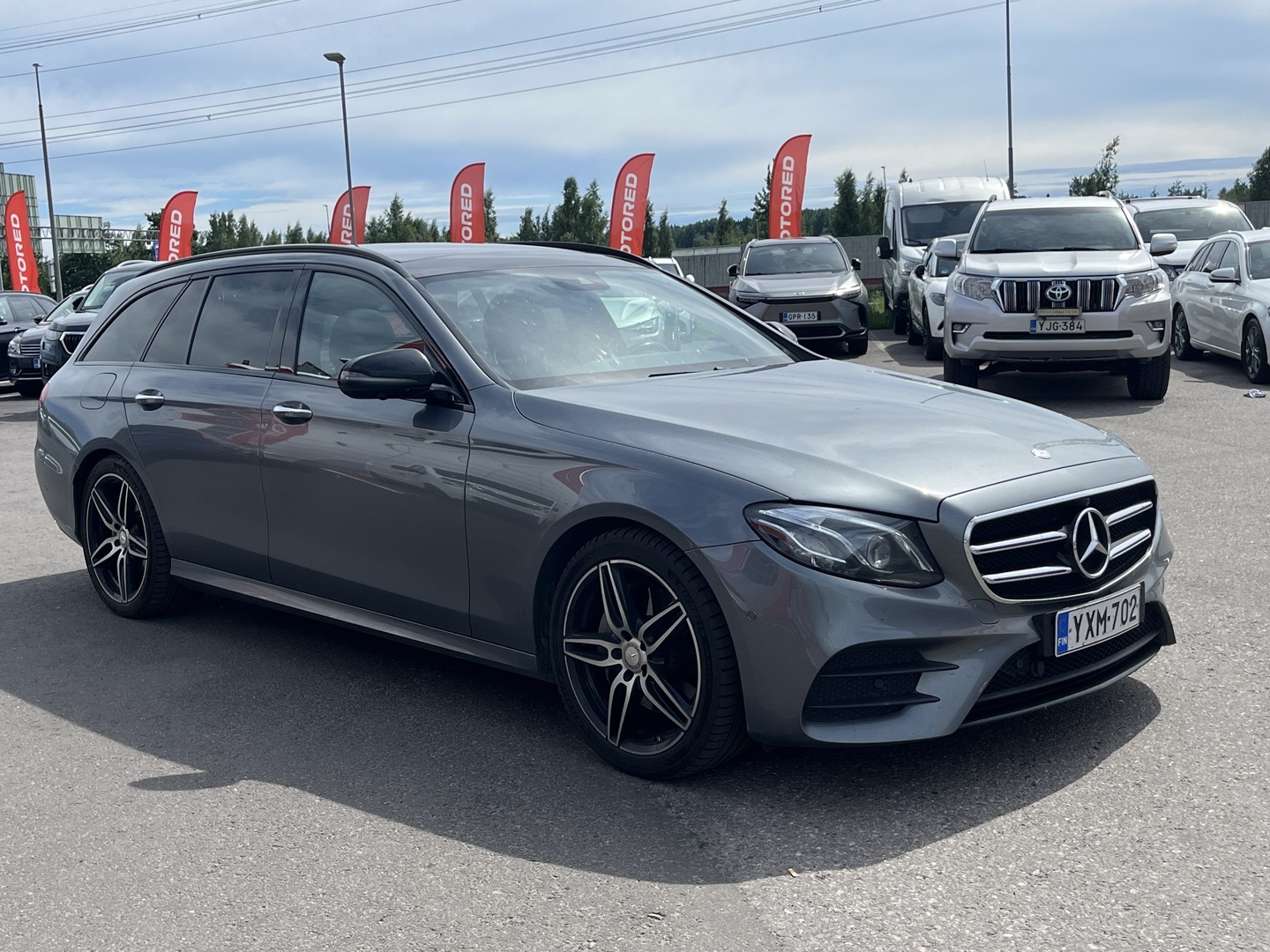 Mercedes-Benz - E - 220 d AMG / Multibeam / Burmester / 360° / Webasto / Keyless / Panoraama / Night paketti / Juuri saapunut! - Farmari