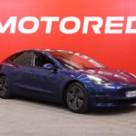 Tesla - Model 3 - Long Range // AMD Ryzen / ACC / Koukku / Deep Blue metallic / Ratinlämmitin / ACC / Panorama / Kamera / Lämpöpumppu // - Sedan