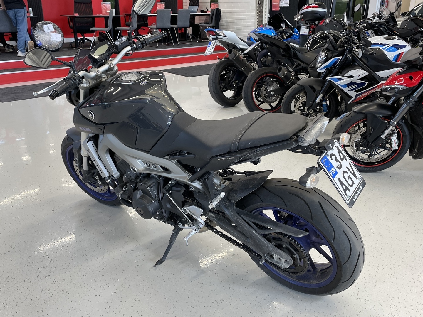 Yamaha - MT-09 - // Juuri saapunut / Kokoputkisto / Suomi-pyörä // - Moottoripyörä