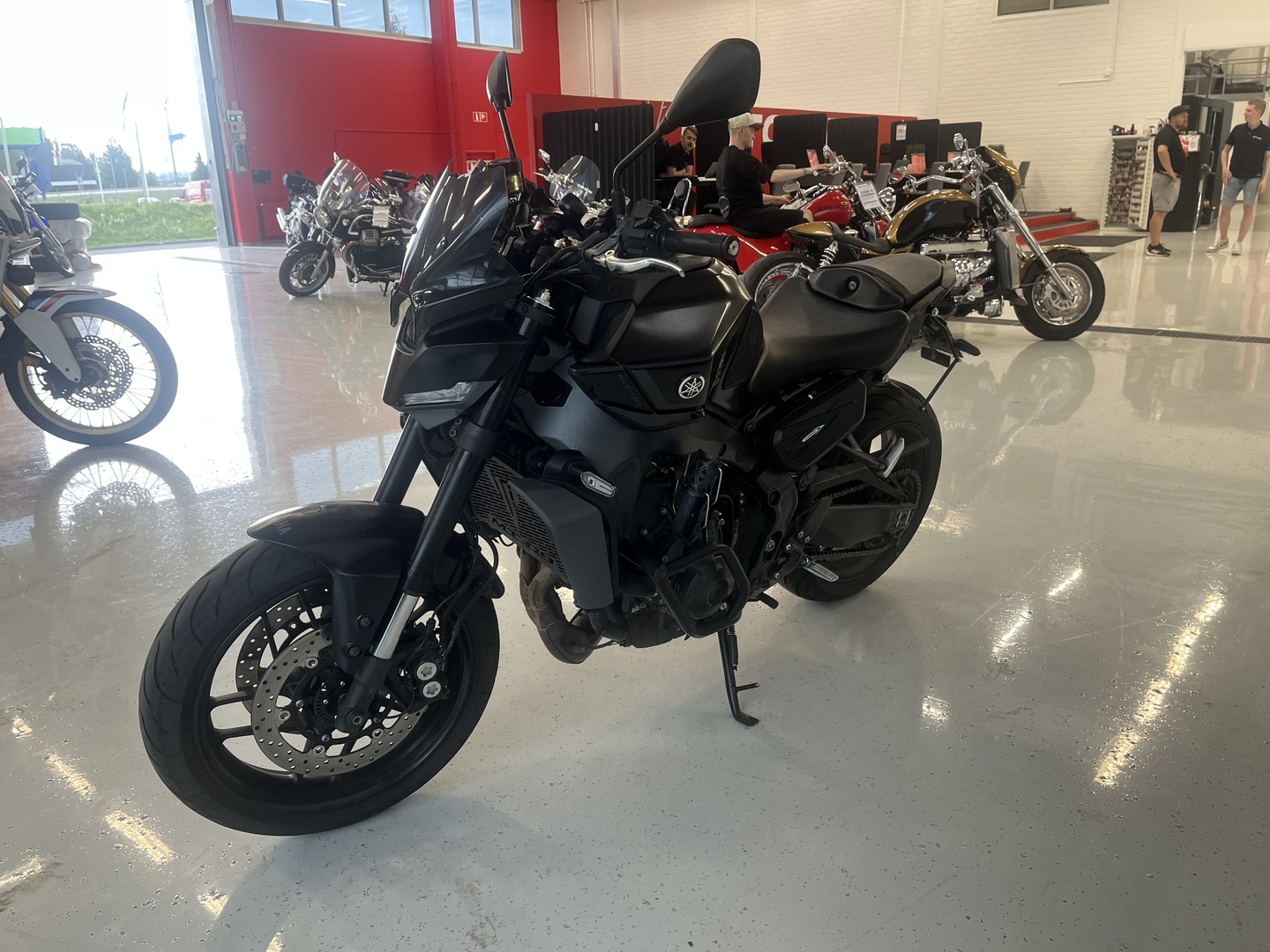 Yamaha - MT-09 - // Juuri Saapunut! / Vakkari / Shifteri / Madallettu / Kaatumaraudat / Sivulaukut // - Moottoripyörä