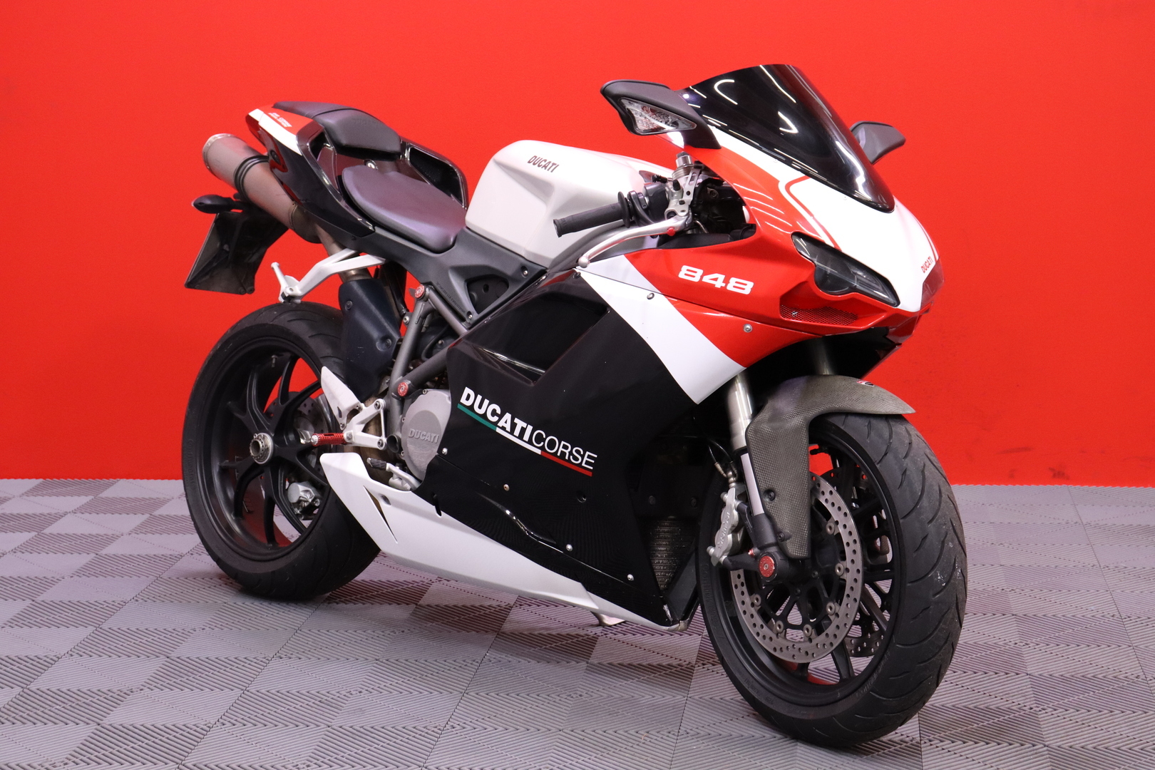 Ducati - 848 - // Suomi-Pyörä / Ohjausiskari / Nopea kotiintoimitus! // - Moottoripyörä